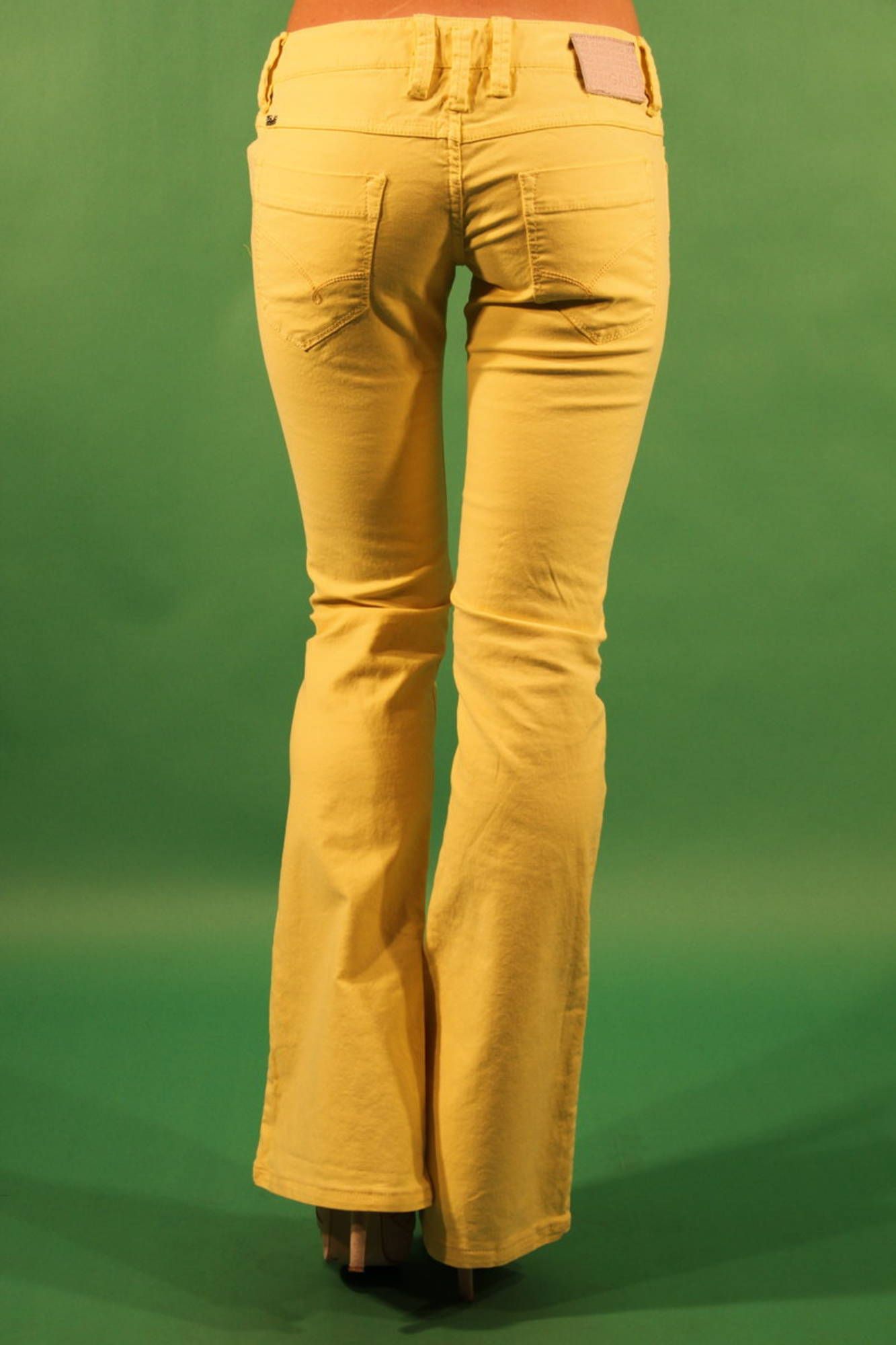 GAUDÌ PANTALONE DONNA GIALLO