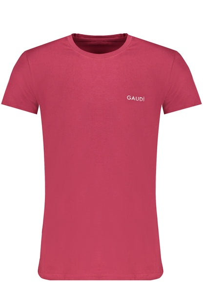 GAUDÌ T-SHIRT MANICHE CORTE UOMO ROSSO