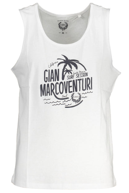 GIAN MARCO VENTURI CANOTTA UOMO BIANCO