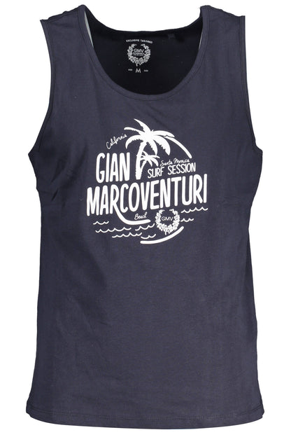 GIAN MARCO VENTURI CANOTTA UOMO BLU
