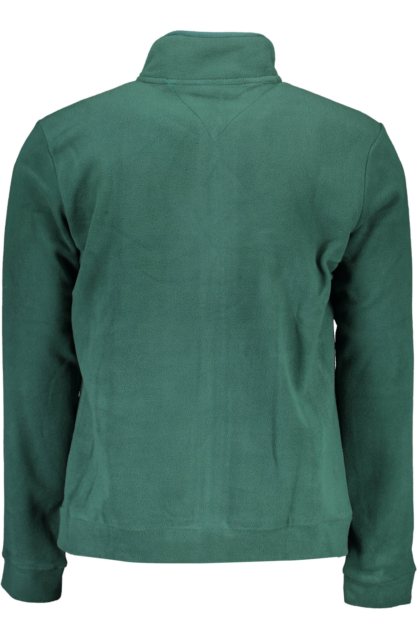 GIAN MARCO VENTURI FELPA CON ZIP UOMO VERDE