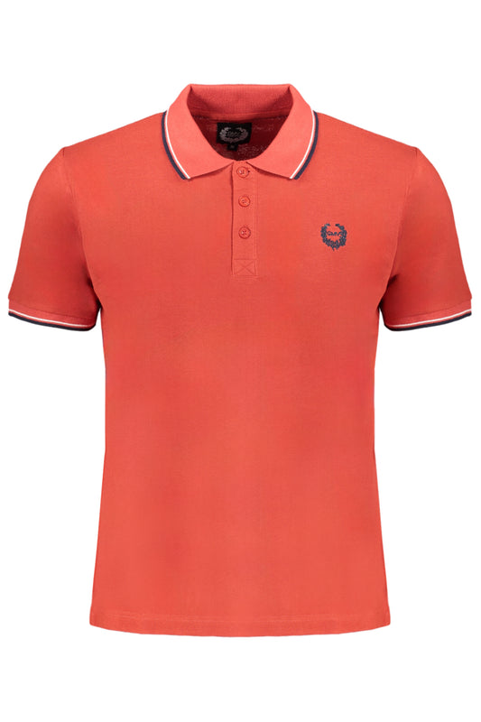 GIAN MARCO VENTURI POLO MANICHE CORTE UOMO ROSSO