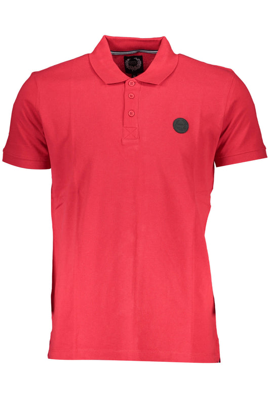 GIAN MARCO VENTURI POLO MANICHE CORTE UOMO ROSSO