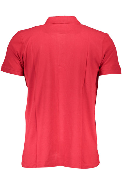 GIAN MARCO VENTURI POLO MANICHE CORTE UOMO ROSSO
