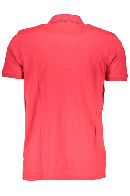 GIAN MARCO VENTURI POLO MANICHE CORTE UOMO ROSSO