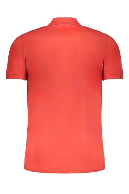 GIAN MARCO VENTURI POLO MANICHE CORTE UOMO ROSSO