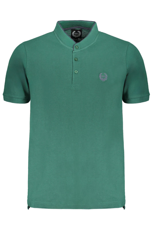 GIAN MARCO VENTURI POLO MANICHE CORTE UOMO VERDE