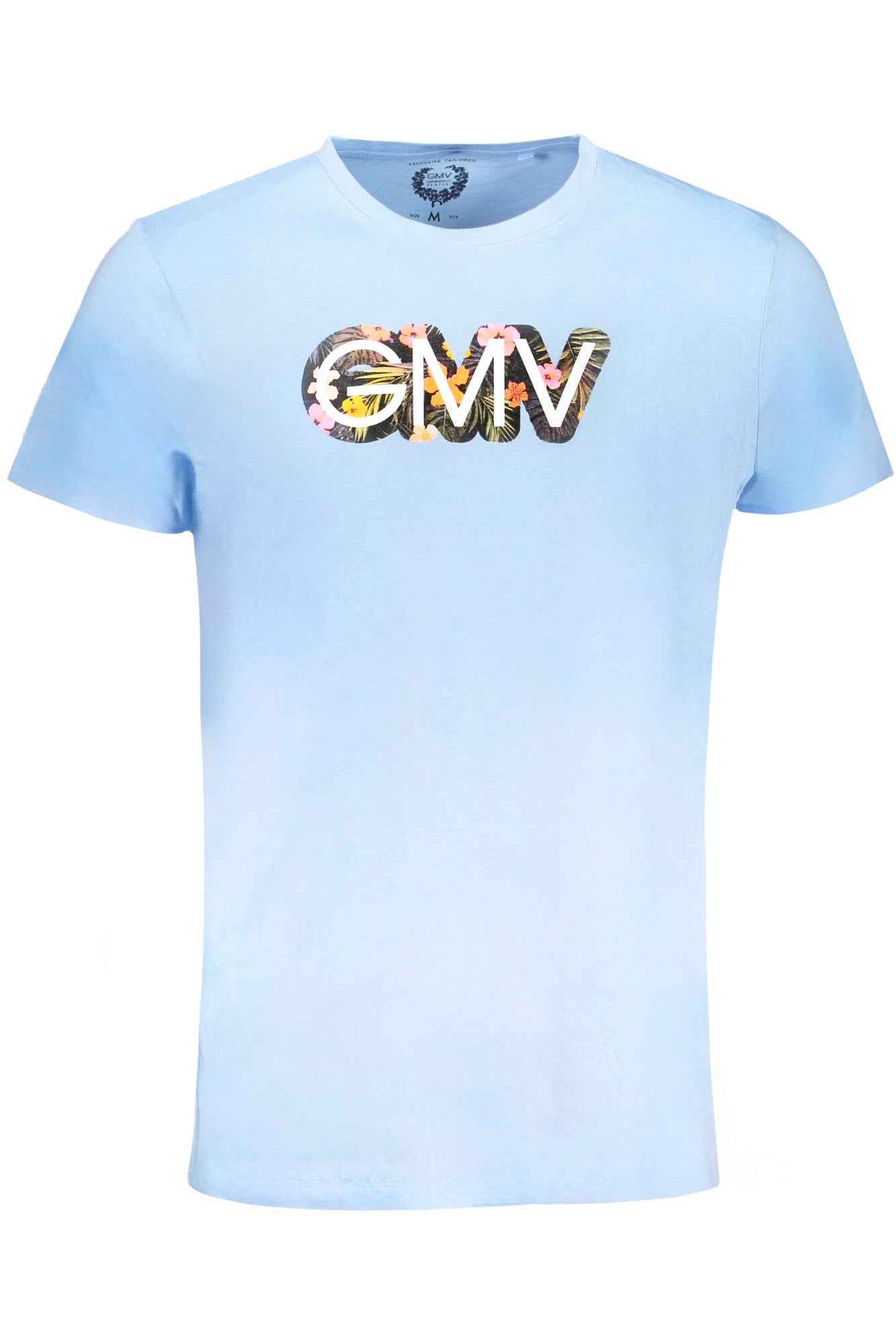 GIAN MARCO VENTURI T-SHIRT MANICHE CORTE UOMO AZZURRO