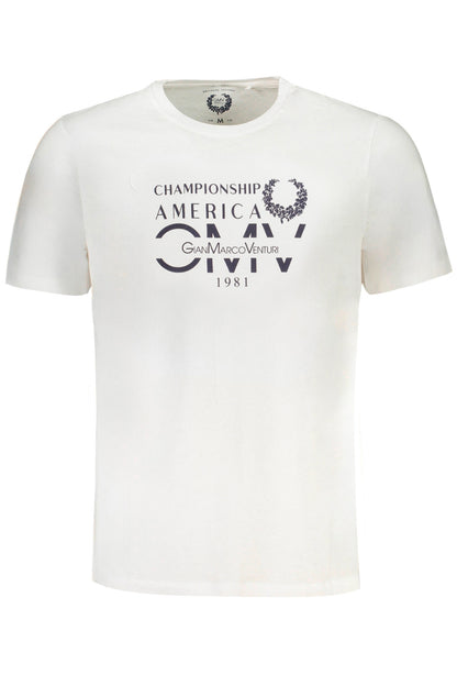 GIAN MARCO VENTURI T-SHIRT MANICHE CORTE UOMO BIANCO