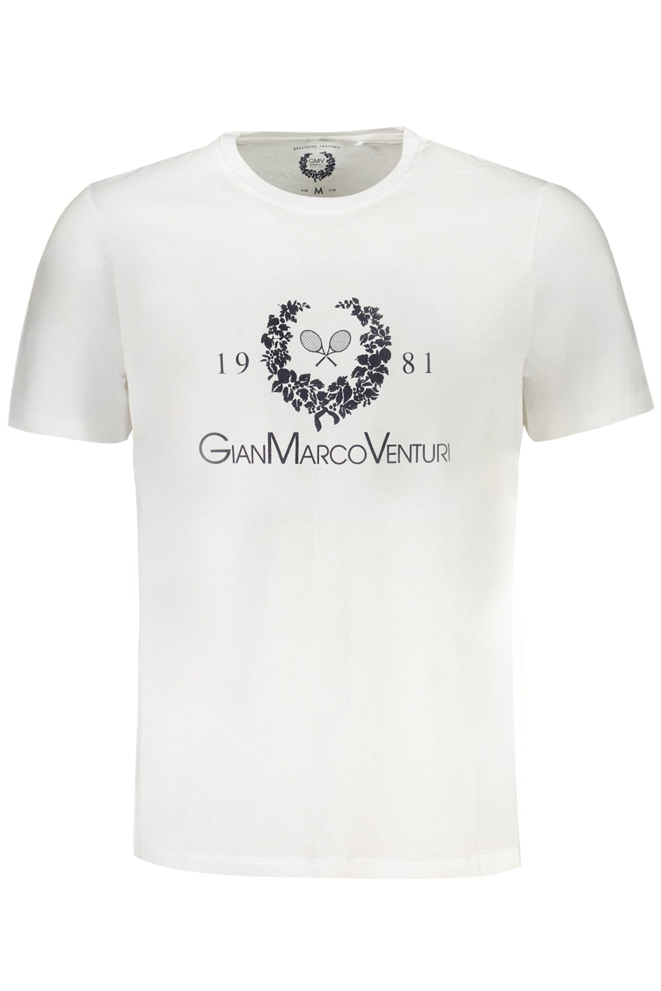 GIAN MARCO VENTURI T-SHIRT MANICHE CORTE UOMO BIANCO