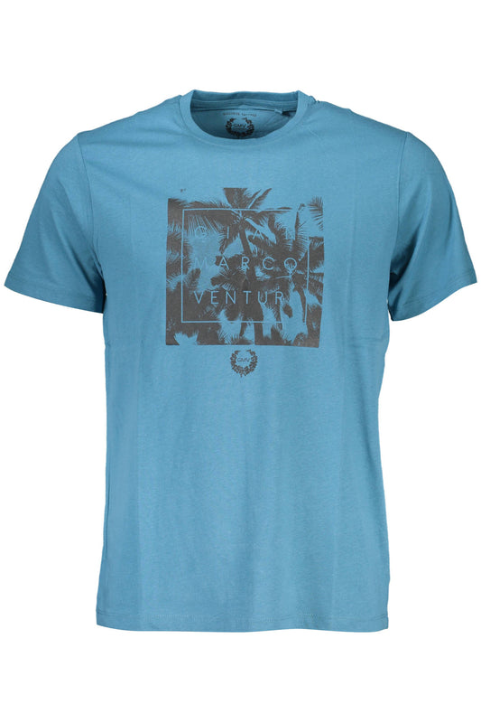GIAN MARCO VENTURI T-SHIRT MANICHE CORTE UOMO BLU