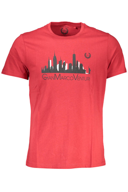 GIAN MARCO VENTURI T-SHIRT MANICHE CORTE UOMO ROSSO