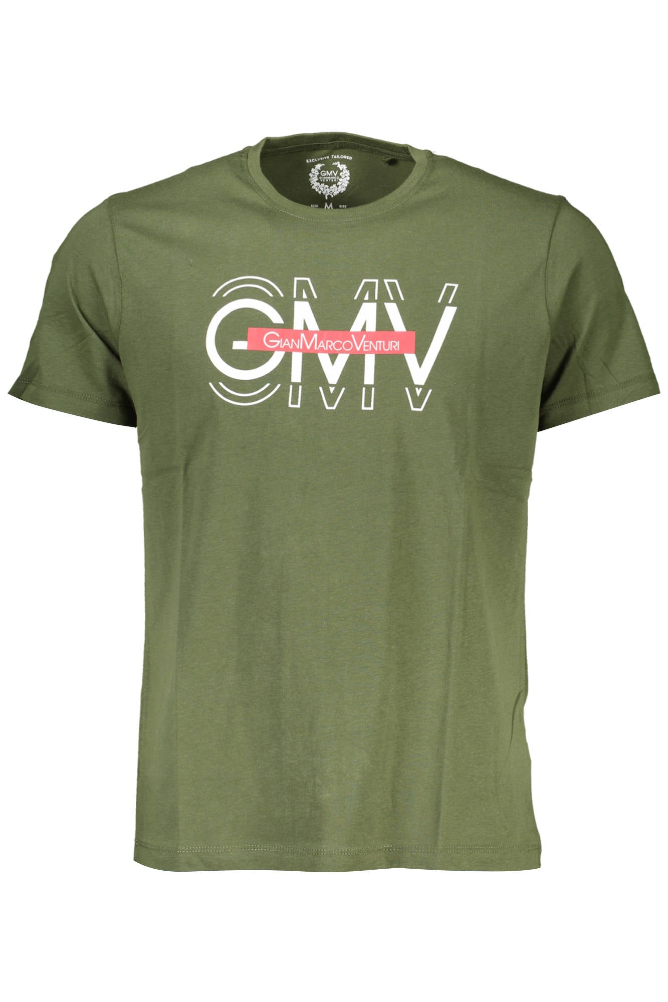 GIAN MARCO VENTURI T-SHIRT MANICHE CORTE UOMO VERDE