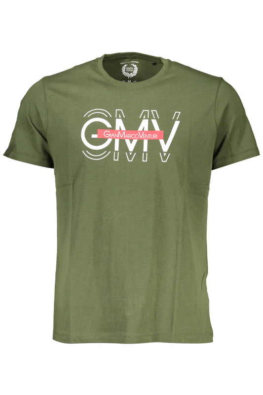 GIAN MARCO VENTURI T-SHIRT MANICHE CORTE UOMO VERDE