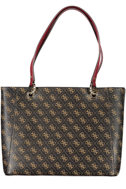 GUESS JEANS BORSA DONNA MARRONE