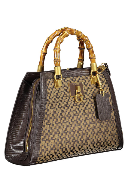 GUESS JEANS BORSA DONNA MARRONE
