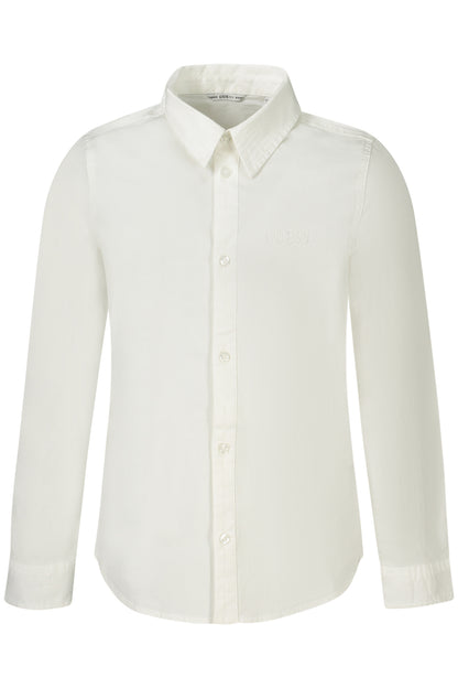 GUESS JEANS CAMICIA MANICHE LUNGHE BAMBINO BIANCO