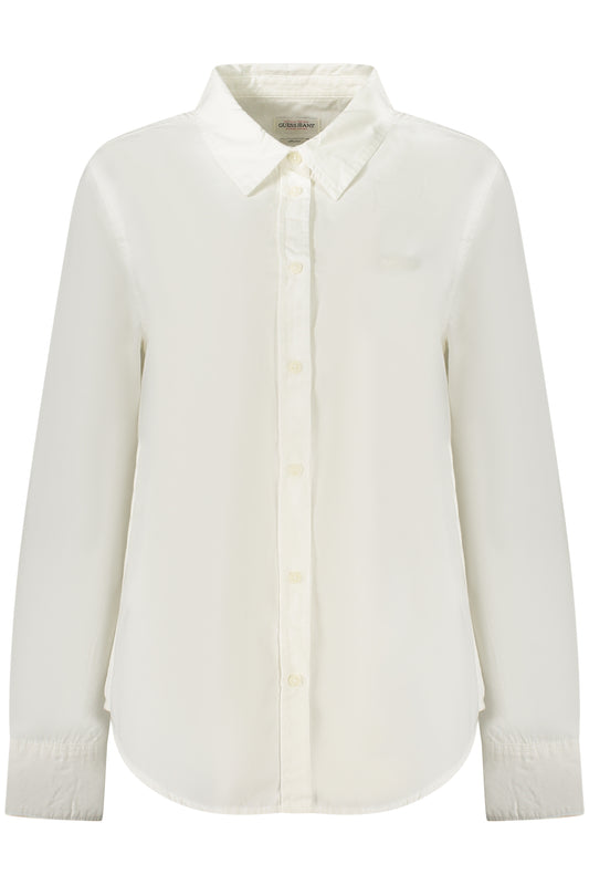 GUESS JEANS CAMICIA MANICHE LUNGHE DONNA BIANCO