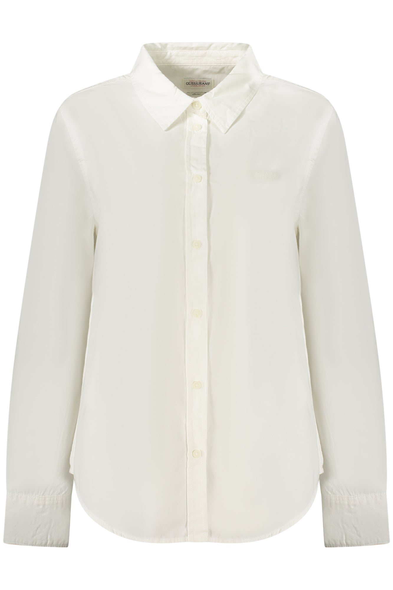 GUESS JEANS CAMICIA MANICHE LUNGHE DONNA BIANCO