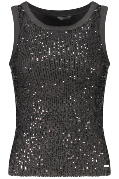 GUESS JEANS CANOTTA DONNA NERO