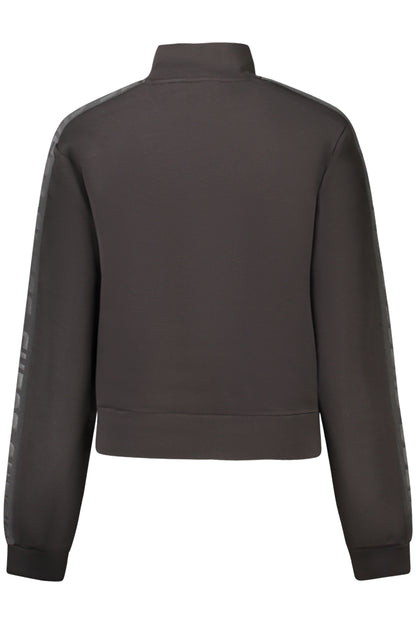 GUESS JEANS FELPA CON ZIP DONNA NERO