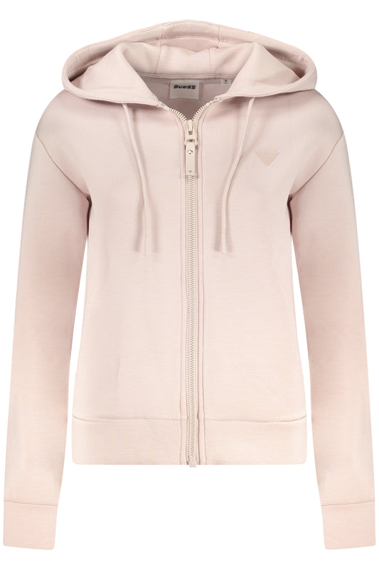 GUESS JEANS FELPA CON ZIP DONNA ROSA