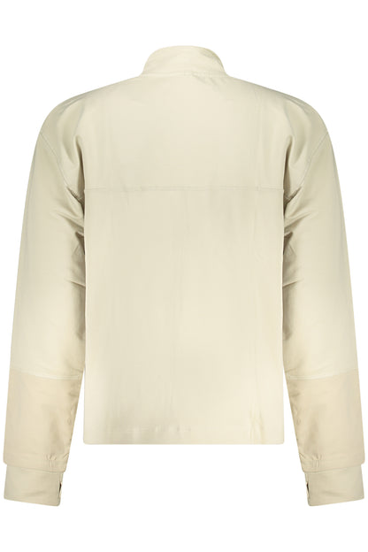 GUESS JEANS FELPA CON ZIP UOMO BEIGE