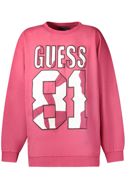 GUESS JEANS FELPA SENZA ZIP BAMBINO ROSSO