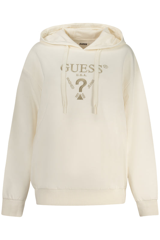 GUESS JEANS FELPA SENZA ZIP DONNA BEIGE