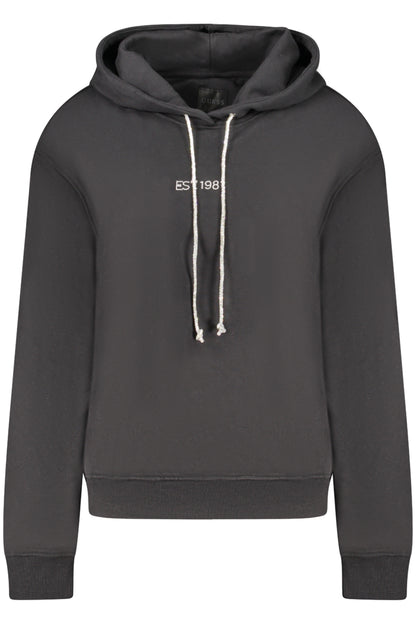 GUESS JEANS FELPA SENZA ZIP DONNA NERO