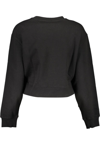 GUESS JEANS FELPA SENZA ZIP DONNA NERO