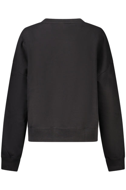 GUESS JEANS FELPA SENZA ZIP DONNA NERO