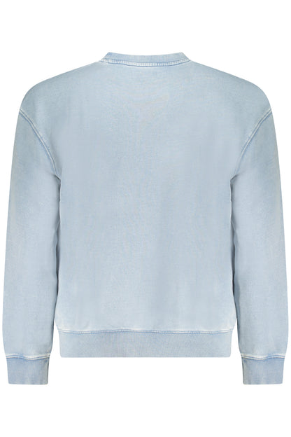 GUESS JEANS FELPA SENZA ZIP UOMO AZZURRO