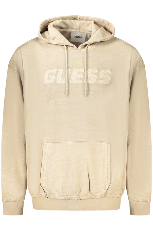 GUESS JEANS FELPA SENZA ZIP UOMO BEIGE