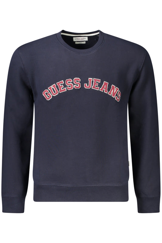 GUESS JEANS FELPA SENZA ZIP UOMO BLU