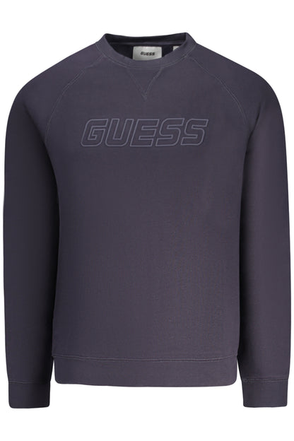 GUESS JEANS FELPA SENZA ZIP UOMO BLU