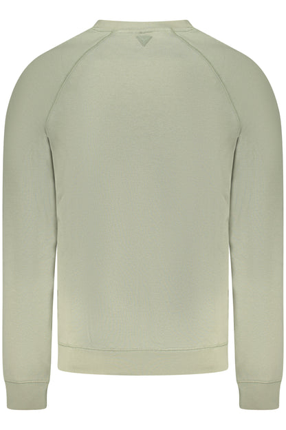 GUESS JEANS FELPA SENZA ZIP UOMO VERDE