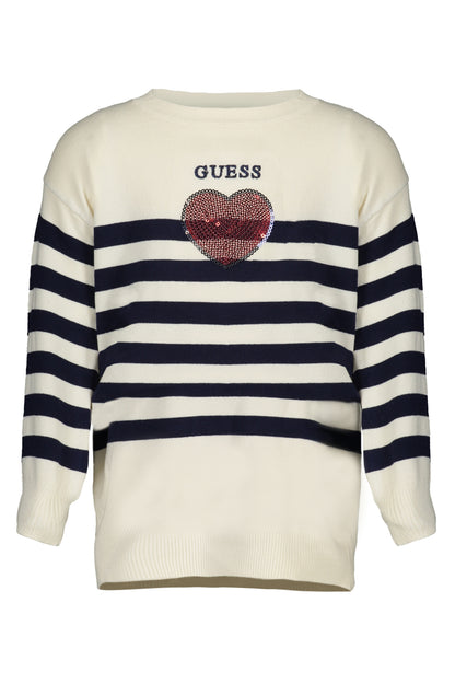 GUESS JEANS MAGLIA BAMBINA BIANCO
