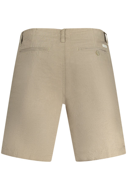GUESS JEANS PANTALONE BERMUDA UOMO MARRONE