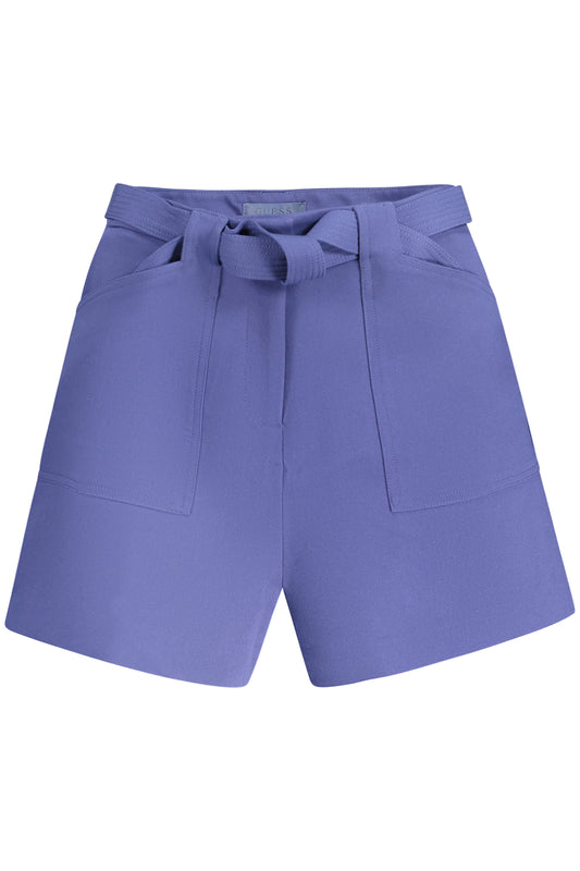 GUESS JEANS PANTALONE SHORT DONNA BLU