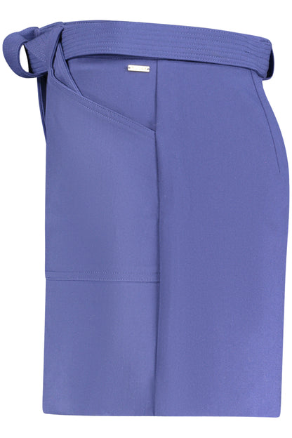 GUESS JEANS PANTALONE SHORT DONNA BLU
