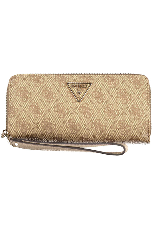 GUESS JEANS PORTAFOGLIO DONNA BEIGE