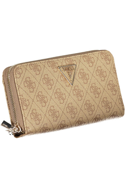 GUESS JEANS PORTAFOGLIO DONNA BEIGE