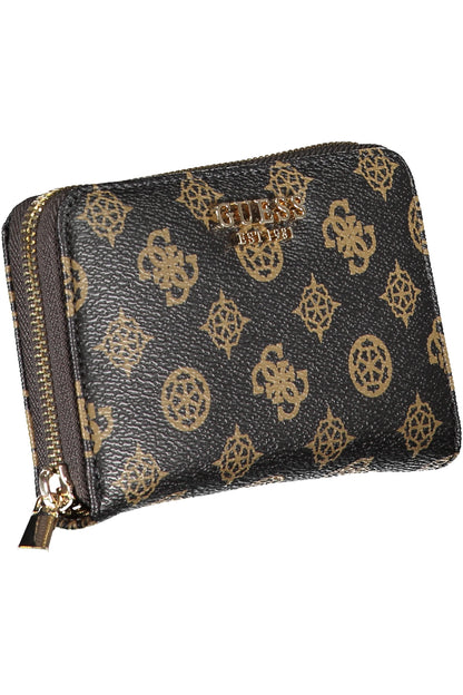 GUESS JEANS PORTAFOGLIO DONNA MARRONE