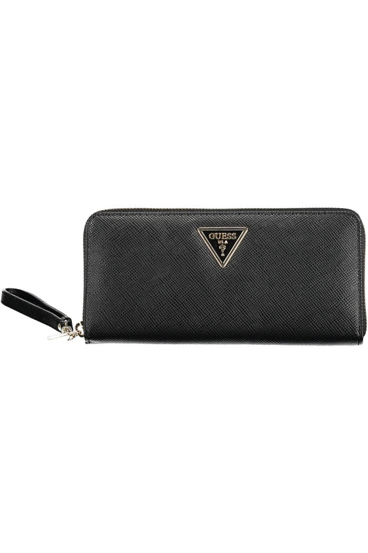 GUESS JEANS PORTAFOGLIO DONNA NERO