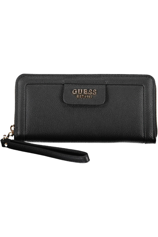 GUESS JEANS PORTAFOGLIO DONNA NERO