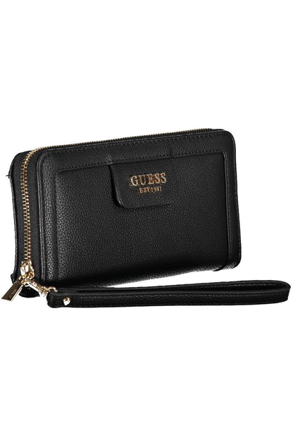 GUESS JEANS PORTAFOGLIO DONNA NERO