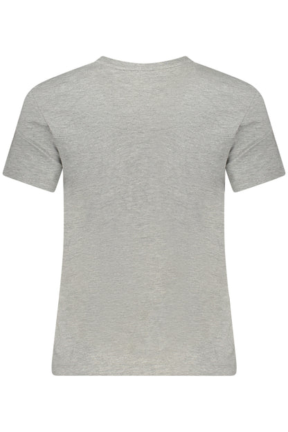 GUESS JEANS T-SHIRT MANICHE CORTE DONNA GRIGIO