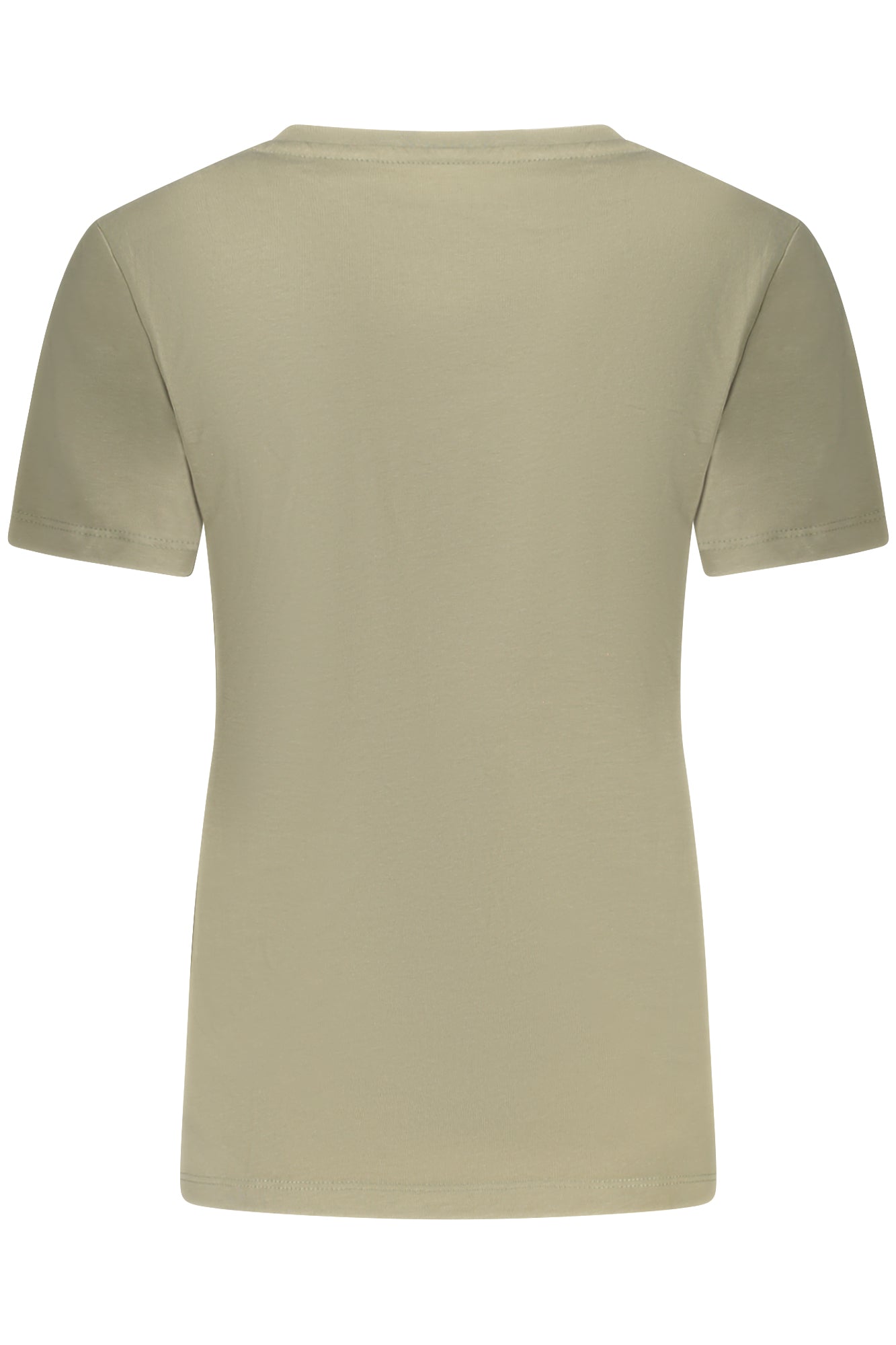 GUESS JEANS T-SHIRT MANICHE CORTE DONNA VERDE