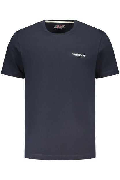 GUESS JEANS T-SHIRT MANICHE CORTE UOMO BLU